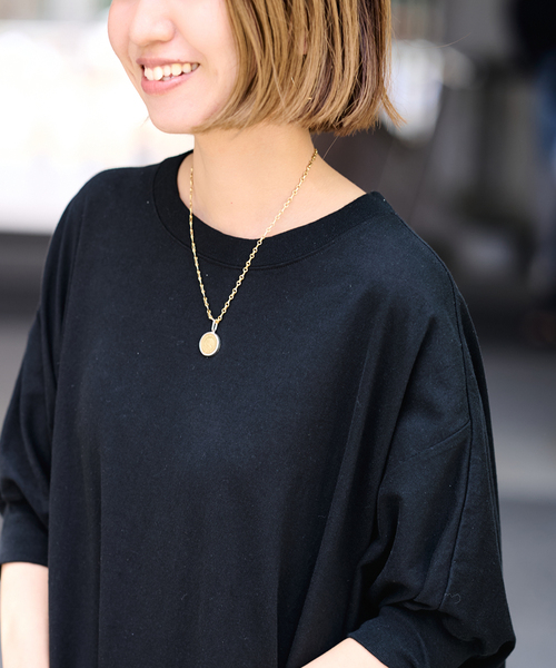 FRAMeWORK（フレームワーク）の「≪WEB限定 / 追加≫ポケットツキジャージドレス 2（ワンピース・レディース・ブラック/チャコールグレー・38/36）」の6枚目の写真