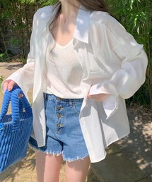 シアーライト オーバーサイズシャツ