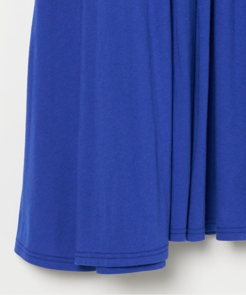 HELIOPOLE（エリオポール）の「COTTON JERSEY SKIRT（スカート・レディース・ブラック/ロイヤルブルー/ダークブラウン・38）」の5枚目の写真