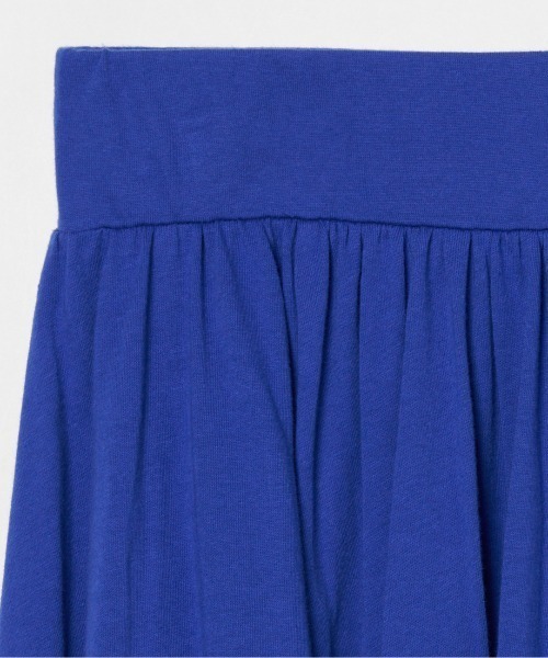 HELIOPOLE（エリオポール）の「COTTON JERSEY SKIRT（スカート・レディース・ブラック/ロイヤルブルー/ダークブラウン・38）」の6枚目の写真