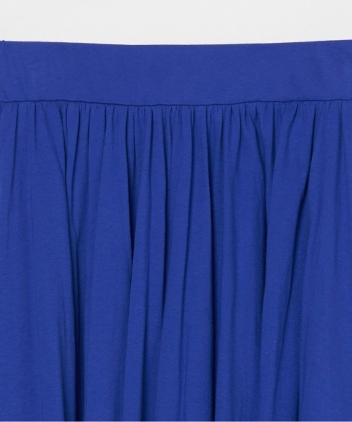 HELIOPOLE（エリオポール）の「COTTON JERSEY SKIRT（スカート・レディース・ブラック/ロイヤルブルー/ダークブラウン・38）」の7枚目の写真