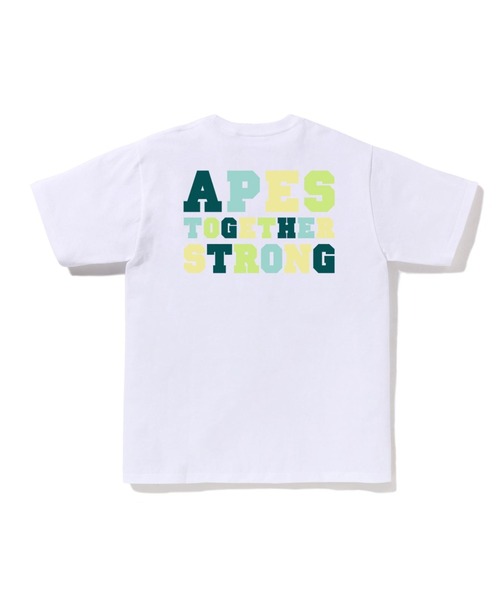 A BATHING APE(アベイシングエイプ)の「COLORS COLLEGE ATS TEE(Tシャツ/カットソー・メンズ・ブラック/グリーン/ホワイト・XX-LARGE/X-LARGE/LARGE/XXX-LARGE/MEDIUM/SMALL)」の4枚目の写真
