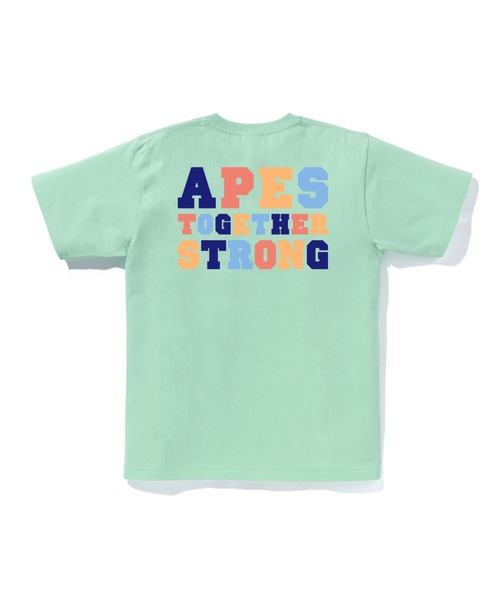 A BATHING APE(アベイシングエイプ)の「COLORS COLLEGE ATS TEE(Tシャツ/カットソー・メンズ・ブラック/グリーン/ホワイト・XX-LARGE/X-LARGE/LARGE/XXX-LARGE/MEDIUM/SMALL)」の6枚目の写真