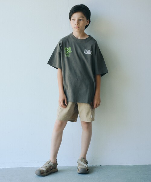 green label relaxing（グリーンレーベルリラクシング）の「カーゴ ショート パンツ / キッズ 100cm-160cm（カーゴパンツ・キッズ・ベージュ/ネイビー/グレー系・150cm/110cm/100cm/160cm/140cm/120cm/130cm）」の5枚目の写真