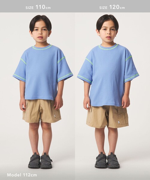 green label relaxing（グリーンレーベルリラクシング）の「カーゴ ショート パンツ / キッズ 100cm-160cm（カーゴパンツ・キッズ・ベージュ/ネイビー/グレー系・150cm/110cm/100cm/160cm/140cm/120cm/130cm）」の9枚目の写真