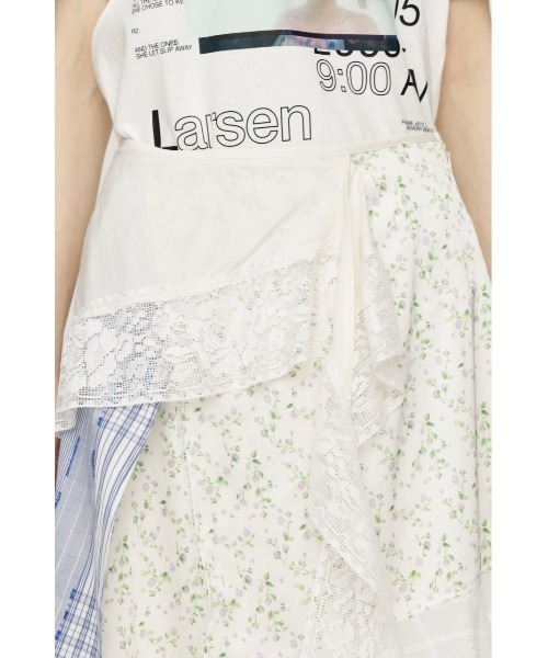 SLY(スライ)の「REMAKE COTTON LACE SK リメイクコットンレーススカート 春服 夏服(スカート・レディース・ホワイト系その他2/ブラック系その他2・FREE)」の10枚目の写真