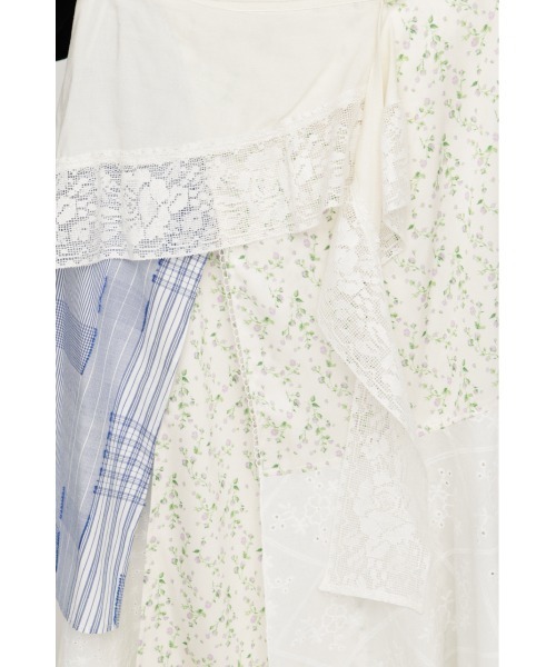 SLY(スライ)の「REMAKE COTTON LACE SK リメイクコットンレーススカート 春服 夏服(スカート・レディース・ホワイト系その他2/ブラック系その他2・FREE)」の12枚目の写真