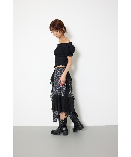 SLY(スライ)の「REMAKE COTTON LACE SK リメイクコットンレーススカート 春服 夏服(スカート・レディース・ホワイト系その他2/ブラック系その他2・FREE)」の22枚目の写真