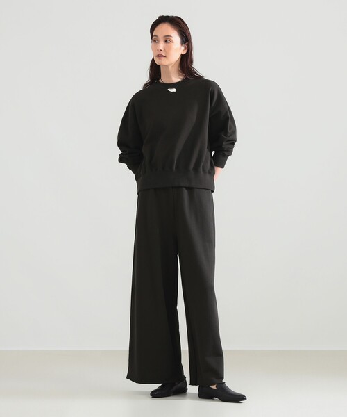 Demi-Luxe BEAMS（デミルクス ビームス）の「【別注】SLOANE / 裏毛 ショート丈 ロングスリーブ スウェット（スウェット・レディース・ダークグリーン/ブラウン系その他2・1/2）」の8枚目の写真