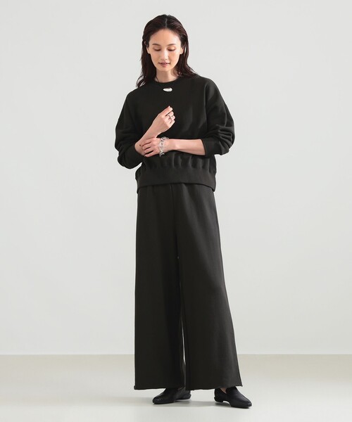Demi-Luxe BEAMS（デミルクス ビームス）の「【別注】SLOANE / 裏毛 ショート丈 ロングスリーブ スウェット（スウェット・レディース・ダークグリーン/ブラウン系その他2・1/2）」の9枚目の写真