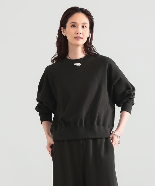 Demi-Luxe BEAMS（デミルクス ビームス）の「【別注】SLOANE / 裏毛 ショート丈 ロングスリーブ スウェット（スウェット・レディース・ダークグリーン/ブラウン系その他2・1/2）」の11枚目の写真