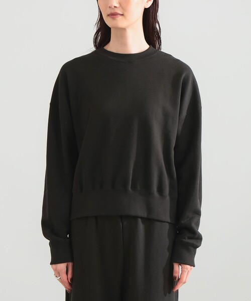 Demi-Luxe BEAMS（デミルクス ビームス）の「【別注】SLOANE / 裏毛 ショート丈 ロングスリーブ スウェット（スウェット・レディース・ダークグリーン/ブラウン系その他2・1/2）」の13枚目の写真