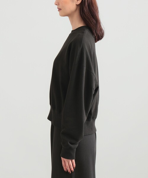 Demi-Luxe BEAMS（デミルクス ビームス）の「【別注】SLOANE / 裏毛 ショート丈 ロングスリーブ スウェット（スウェット・レディース・ダークグリーン/ブラウン系その他2・1/2）」の14枚目の写真