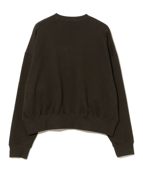 Demi-Luxe BEAMS(デミルクス ビームス)の「【別注】SLOANE / 裏毛 ショート丈 ロングスリーブ スウェット(スウェット・レディース・ダークグリーン/ブラウン系その他2・1/2)」の5枚目の写真