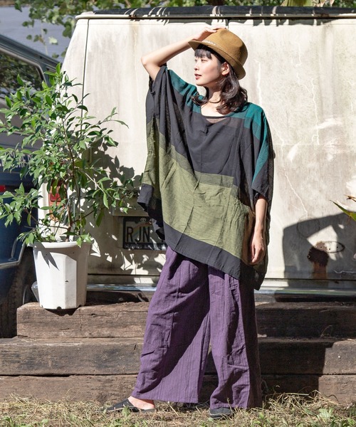 チャイハネ(チャイハネ)の「【チャイハネ】サバーイMEN'Sパンツ タイパンツ(その他パンツ・メンズ・パープル/ベージュ/レッド/グリーン/ブラック/ブルー・FREE)」の14枚目の写真