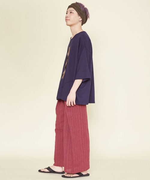 チャイハネ(チャイハネ)の「【チャイハネ】サバーイMEN'Sパンツ タイパンツ(その他パンツ・メンズ・パープル/ベージュ/レッド/グリーン/ブラック/ブルー・FREE)」の12枚目の写真