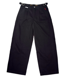 WASHED TAPERED PANTS BLACK