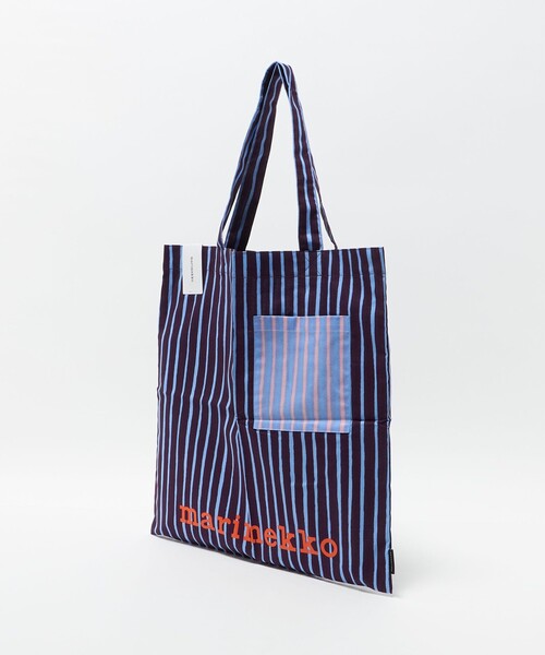 marimekko（マリメッコ）の「＜marimekko＞PICCOLO トートバッグ（トートバッグ・レディース・ネイビー/オレンジ・FREE）」の6枚目の写真