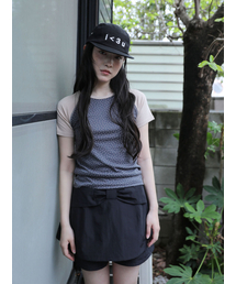 UGLY SHADOW | STAR CONTRAST RAGLAN T-SHIRT(CHARCOAL)(Tシャツ/カットソー)