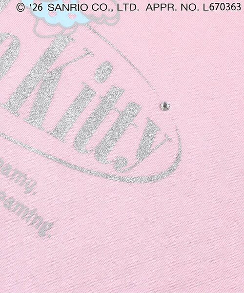 algy(アルジー)の「【ハローキティ】エンジェルリンガーTシャツ(Tシャツ/カットソー・キッズ・ピンク/オフホワイト/サックスブルー・160/150/140/130)」の19枚目の写真
