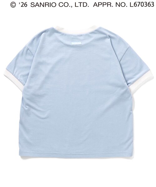 algy(アルジー)の「【ハローキティ】エンジェルリンガーTシャツ(Tシャツ/カットソー・キッズ・ピンク/オフホワイト/サックスブルー・160/150/140/130)」の17枚目の写真