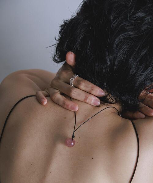 SMELLY（スメリー）の「SMELLY so’　redaventurine chain ring（リング・レディース・シルバー系その他・12）」の5枚目の写真