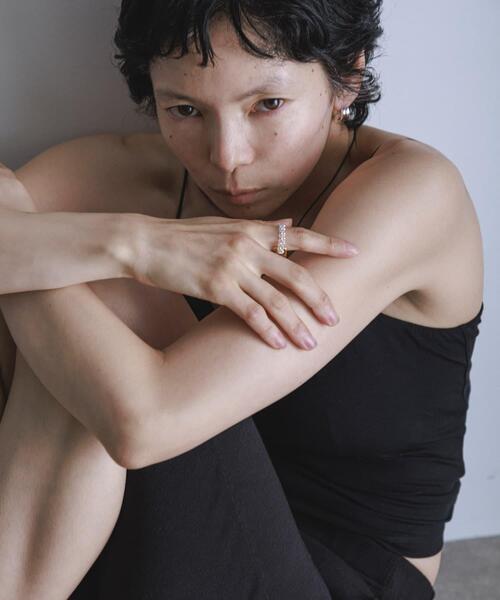 SMELLY（スメリー）の「SMELLY so’　redaventurine chain ring（リング・レディース・シルバー系その他・12）」の7枚目の写真