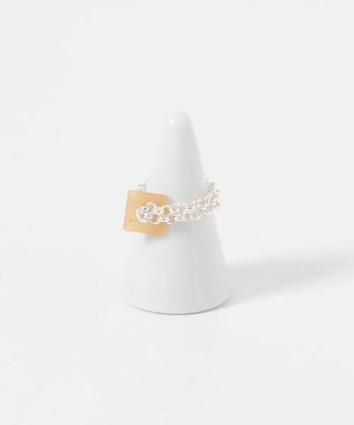 SMELLY（スメリー）の「SMELLY so’　redaventurine chain ring（リング・レディース・シルバー系その他・12）」の12枚目の写真