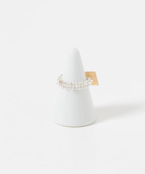 SMELLY（スメリー）の「SMELLY so’　redaventurine chain ring（リング・レディース・シルバー系その他・12）」の13枚目の写真