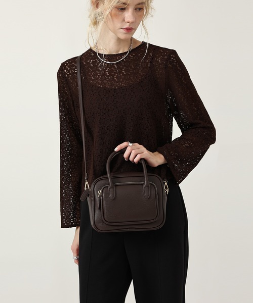style code(スタイルコード)の「ZOZO限定【STYLE CODE/スタイルコード】2WAYミニボストンバッグ(ボストンバッグ・レディース・ブラック/ブラウン・FREE)」の10枚目の写真
