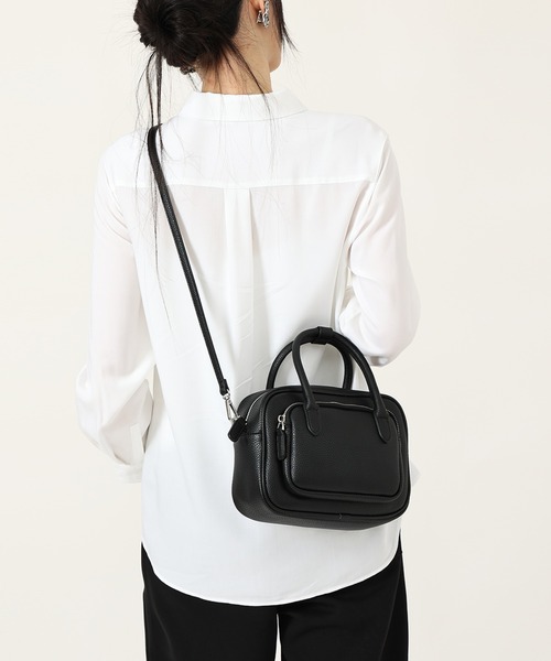 style code(スタイルコード)の「ZOZO限定【STYLE CODE/スタイルコード】2WAYミニボストンバッグ(ボストンバッグ・レディース・ブラック/ブラウン・FREE)」の5枚目の写真