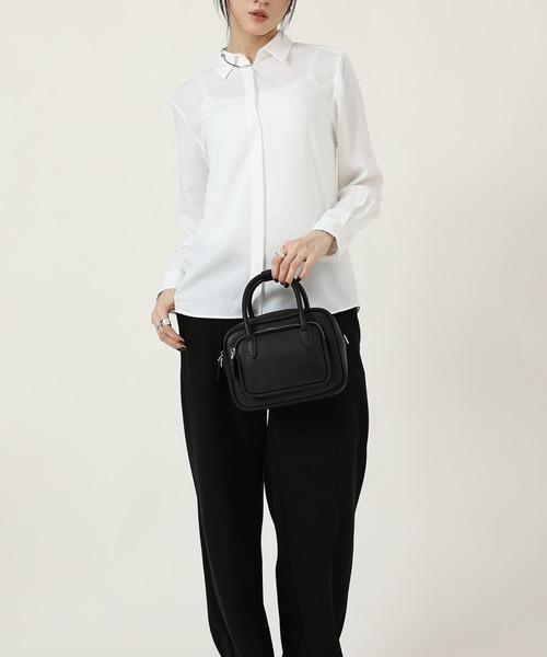 style code(スタイルコード)の「ZOZO限定【STYLE CODE/スタイルコード】2WAYミニボストンバッグ(ボストンバッグ・レディース・ブラック/ブラウン・FREE)」の6枚目の写真