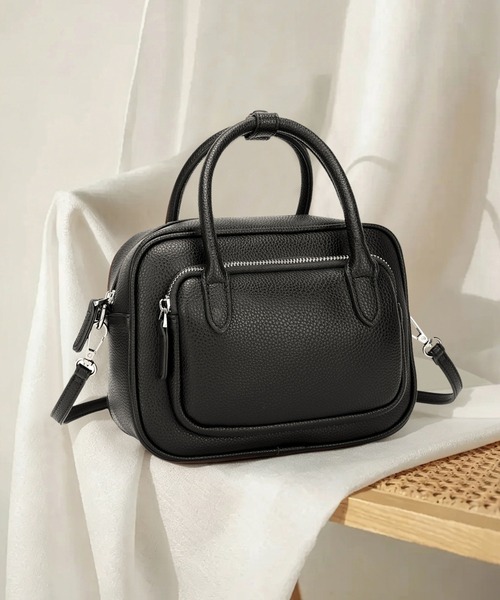 style code(スタイルコード)の「ZOZO限定【STYLE CODE/スタイルコード】2WAYミニボストンバッグ(ボストンバッグ・レディース・ブラック/ブラウン・FREE)」の15枚目の写真