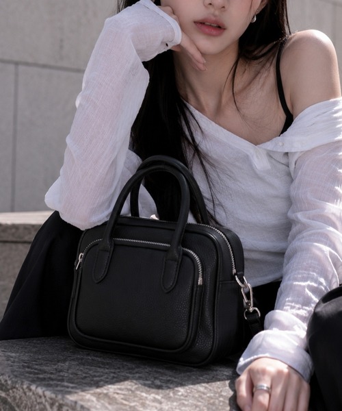 style code(スタイルコード)の「ZOZO限定【STYLE CODE/スタイルコード】2WAYミニボストンバッグ(ボストンバッグ・レディース・ブラック/ブラウン・FREE)」の20枚目の写真