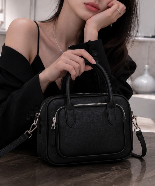 style code(スタイルコード)の「ZOZO限定【STYLE CODE/スタイルコード】2WAYミニボストンバッグ(ボストンバッグ・レディース・ブラック/ブラウン・FREE)」の22枚目の写真