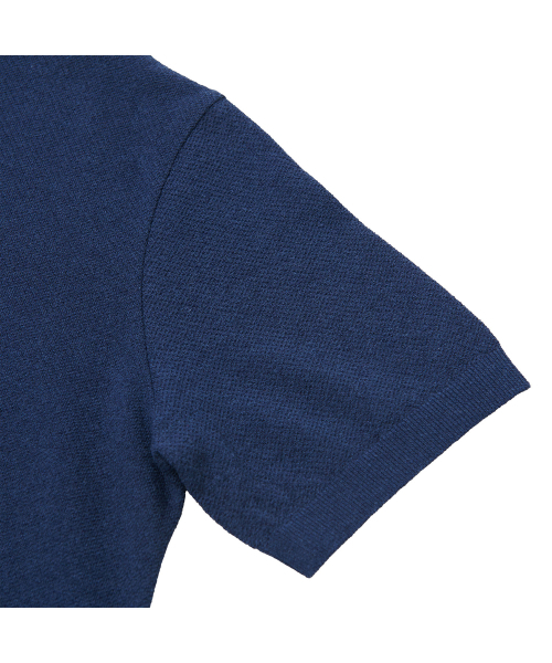 PRODESHIRT（プロデシャツ）の「ヴィンテージリネンピケポロニット（ロイヤルブルー）（ニット/セーター・メンズ・その他・X-LARGE/XX-LARGE/M(48)/L(50)）」の4枚目の写真