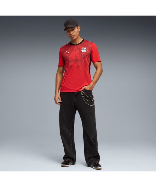 PUMA(プーマ)の「PUMA プーマ メンズ サッカー エジプト代表 ホーム レプリカ 半袖 ユニフォ(Tシャツ/カットソー・メンズ・レッド系その他・LARGE/SMALL/MEDIUM/X-LARGE)」の2枚目の写真