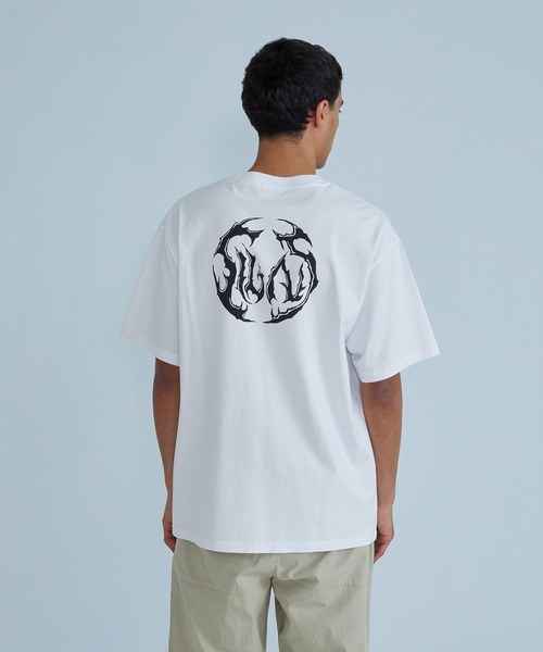 SILAS(サイラス)の「THORNY S/S TEE(Tシャツ/カットソー・メンズ・ライトブルー/ブラック/ホワイト・XL/L/M)」の1枚目の写真