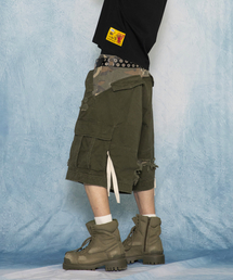 GLACK（グラック）の「GHP039 カモミックスBDUカーゴショーツ（オリーブ）（その他パンツ）」