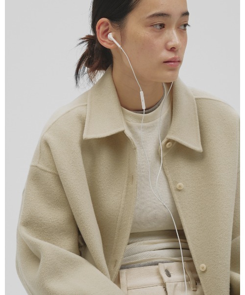 TODAYFUL（トゥデイフル）の「Wool Shirts Jacket（テーラードジャケット・レディース・チャコールグレー/ベビーピンク/セージグリーン/ブルー系その他/ブラック・38inch/36inch）」の13枚目の写真