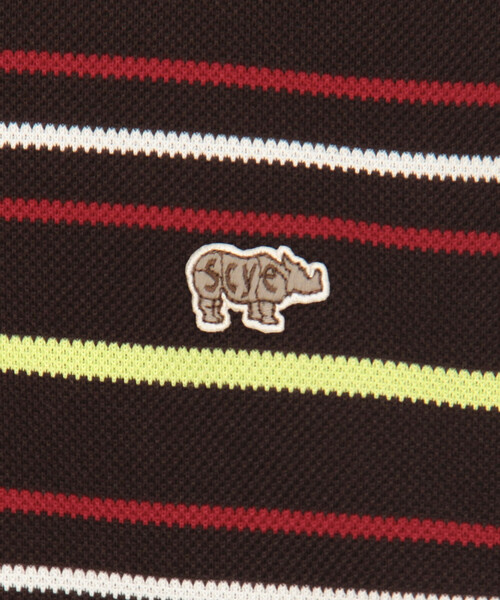 SCYE BASICS(サイベーシックス)の「SCYE BASICS | 〈別注〉コットン鹿の子 ポロシャツ WOMEN(ポロシャツ・レディース・グリーン系その他/ブラウン系その他/ブルー系その他5・38)」の11枚目の写真