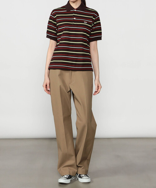 SCYE BASICS(サイベーシックス)の「SCYE BASICS | 〈別注〉コットン鹿の子 ポロシャツ WOMEN(ポロシャツ・レディース・グリーン系その他/ブラウン系その他/ブルー系その他5・38)」の15枚目の写真