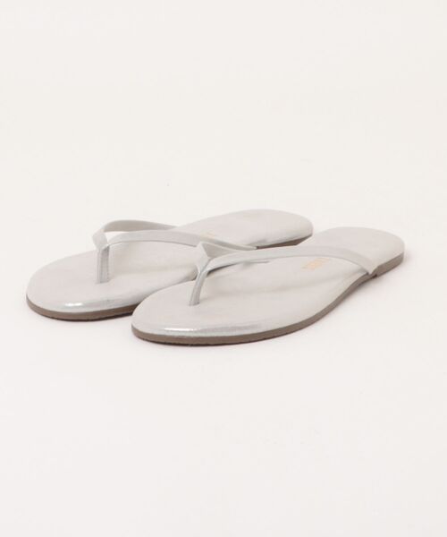 TKEES（ティキーズ）の「【TKEES】フラットグリッタートングサンダル(M62212)（サンダル・レディース・シルバー・37/39/38）」の2枚目の写真