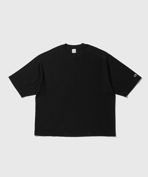 Champion（チャンピオン）の「《別注》【Champion/チャンピオン】REVERSE WEAVE TEE（Tシャツ/カットソー・メンズ・ネイビー/ホワイト/ブラック/ライトグレー・L/M/S/XL）」の5枚目の写真