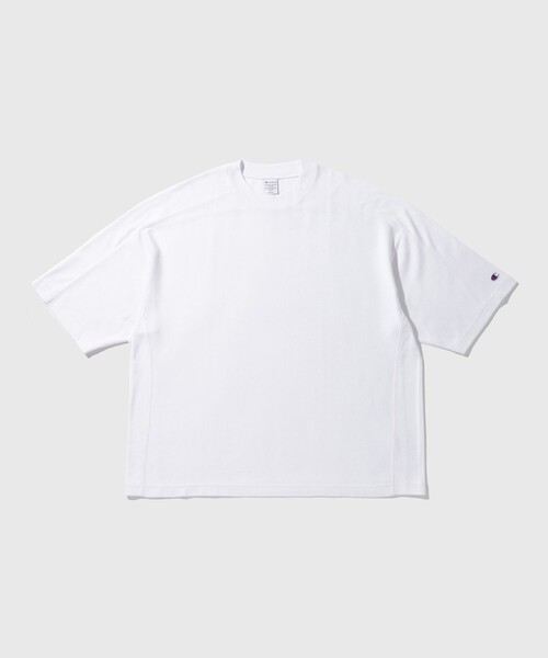 Champion（チャンピオン）の「《別注》【Champion/チャンピオン】REVERSE WEAVE TEE（Tシャツ/カットソー・メンズ・ネイビー/ホワイト/ブラック/ライトグレー・L/M/S/XL）」の7枚目の写真