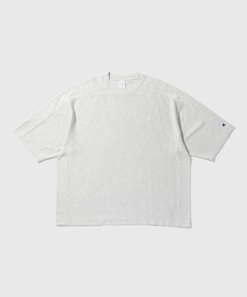 Champion（チャンピオン）の「《別注》【Champion/チャンピオン】REVERSE WEAVE TEE（Tシャツ/カットソー・メンズ・ネイビー/ホワイト/ブラック/ライトグレー・L/M/S/XL）」の8枚目の写真