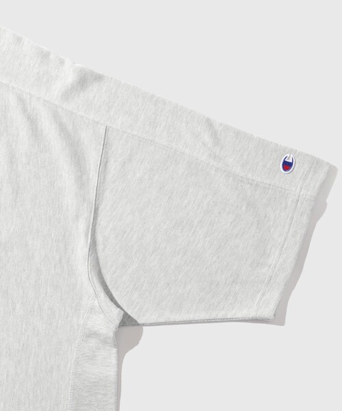Champion（チャンピオン）の「《別注》【Champion/チャンピオン】REVERSE WEAVE TEE（Tシャツ/カットソー・メンズ・ネイビー/ホワイト/ブラック/ライトグレー・L/M/S/XL）」の10枚目の写真