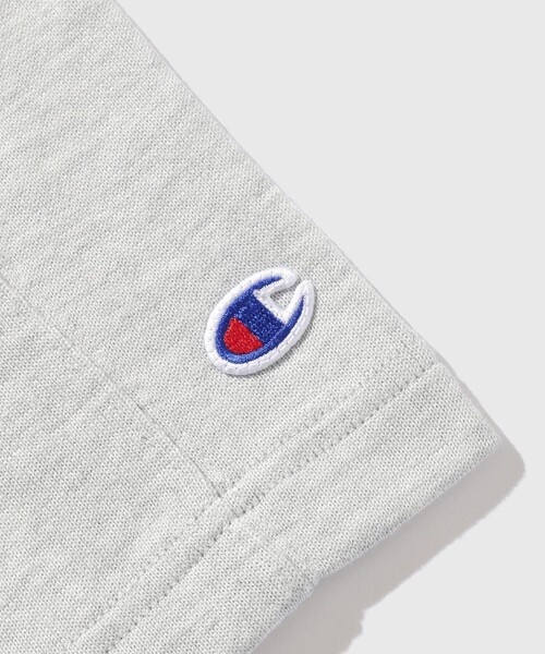 Champion（チャンピオン）の「《別注》【Champion/チャンピオン】REVERSE WEAVE TEE（Tシャツ/カットソー・メンズ・ネイビー/ホワイト/ブラック/ライトグレー・L/M/S/XL）」の12枚目の写真