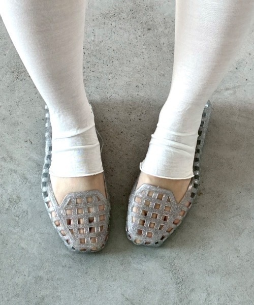 Birthday room（バースデイルーム）の「ジェリーシューズ/Jelly shoes（サンダル・レディース・ブラック/シルバー/クリア・SMALL/LARGE/MEDIUM）」の19枚目の写真