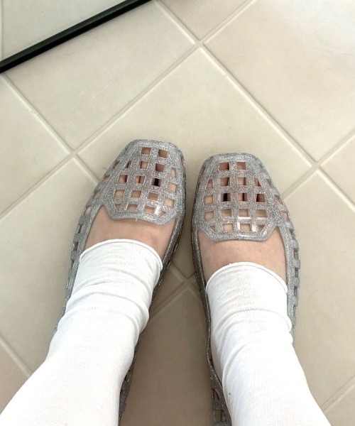 Birthday room（バースデイルーム）の「ジェリーシューズ/Jelly shoes（サンダル・レディース・ブラック/シルバー/クリア・SMALL/LARGE/MEDIUM）」の20枚目の写真